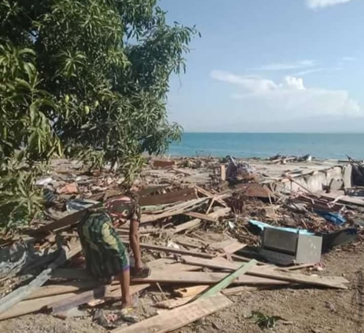 Lokasi Rumah Yana Penyintas Gempas 28 September Silam