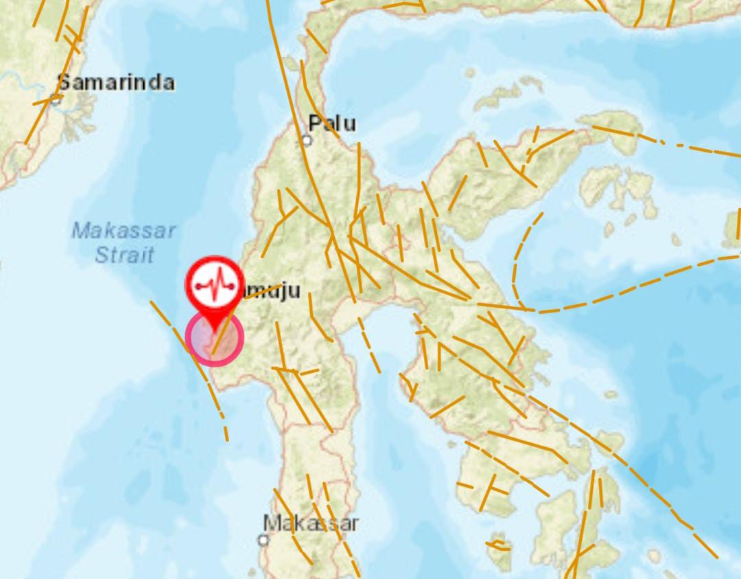 Gempa M 5,9 Guncang Majene, Sulbar, Tidak Berpotensi ...