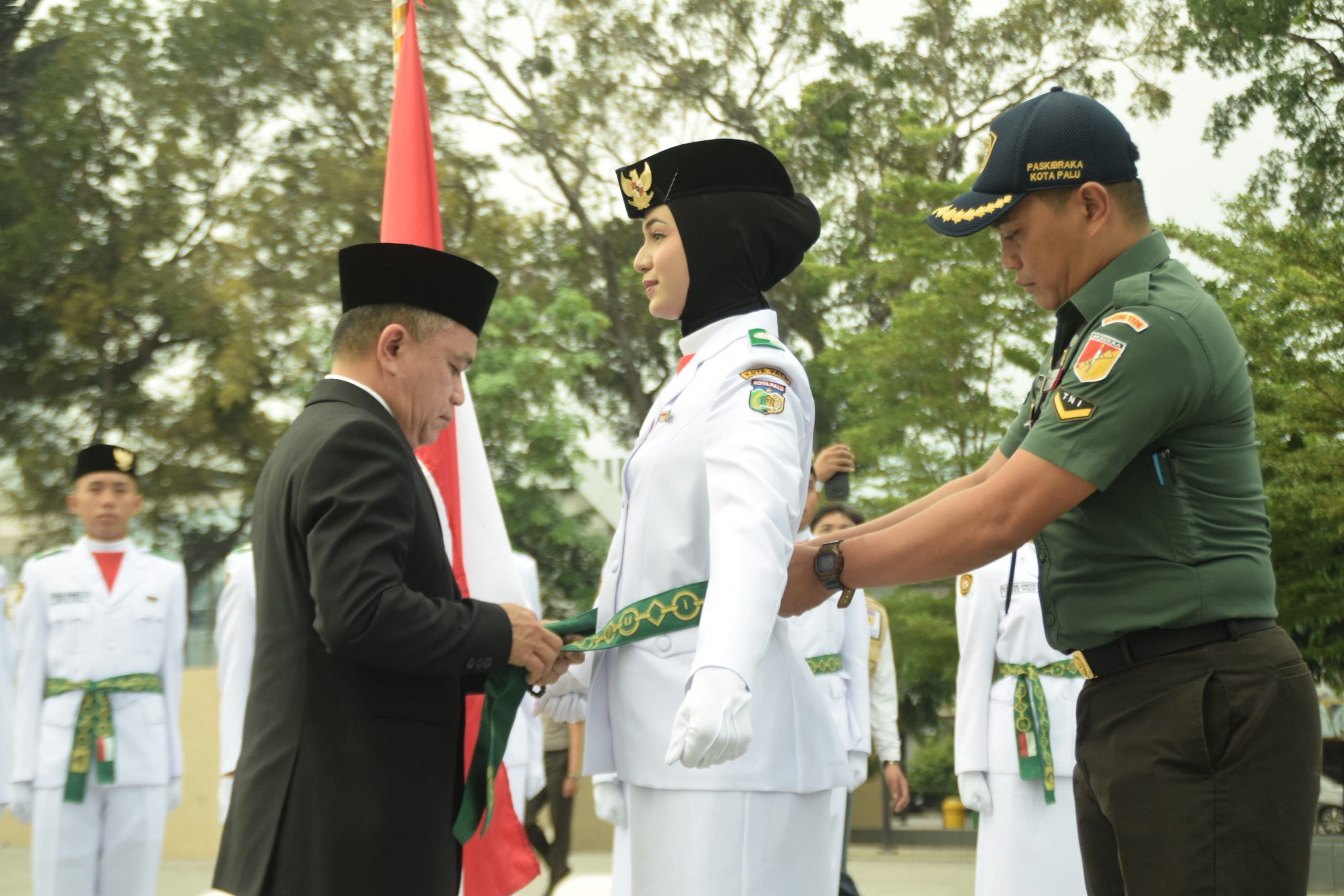 Pelantikan Paskibraka Kota Palu