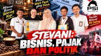 Stevani Liembara, milenial multi talenta. Baginya, bisnis, pajak dan politik adalah jalan dirinya untuk ikut membangun bangsa dan negara. Ketiganya adalah senyawa yang saling memiliki ion positif bagi anak muda.desain/kailipost.com